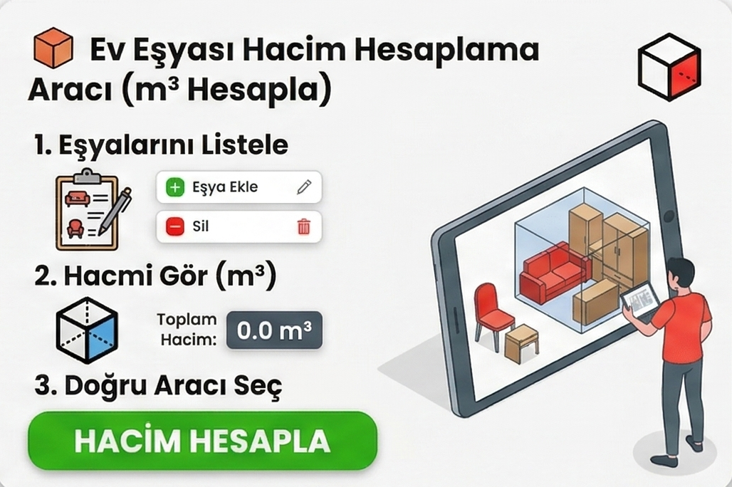 eşya depolama hacim hesaplama
